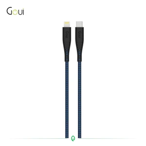 Goui Flex Câble iPhone Lightning vers Type-C (2 m) - Bleu foncé
